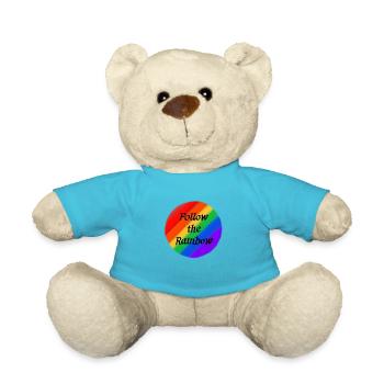 Follow the rainbow - Teddy Bear - atoll blue - Front