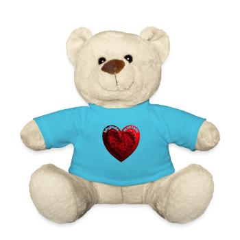 Ich glaube, es ist Liebe - Teddy - Atollblau - Vorne