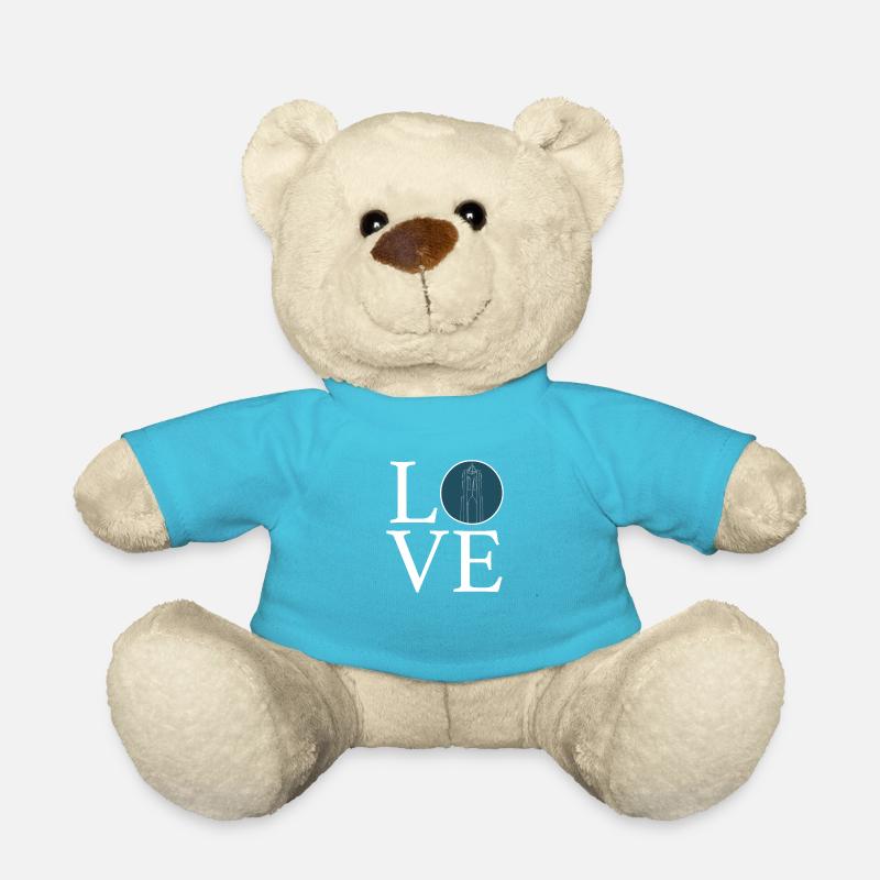 Love Borkum - Teddy - Atollblau