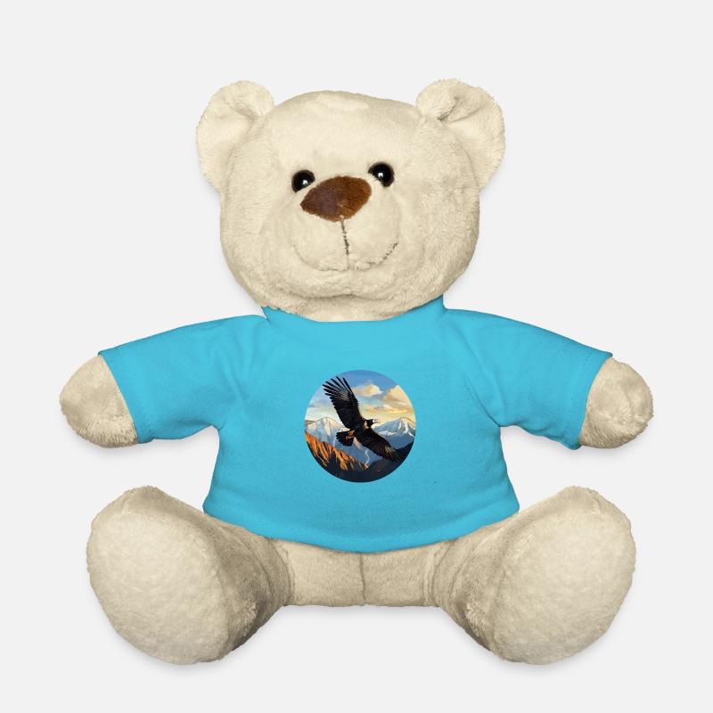 Condor des Andes - Nounours - bleu outremer