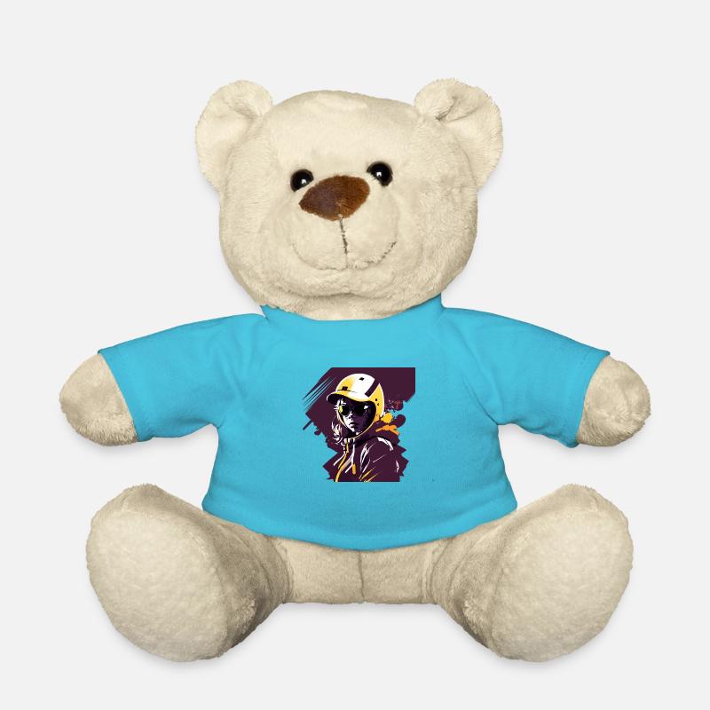 Skateboard filles - Nounours - bleu outremer