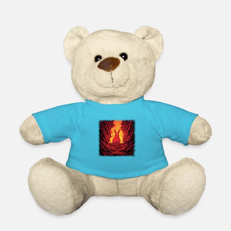 Émission de télévision Pâques pour femmes Fun Christian Easter - Nounours - bleu outremer