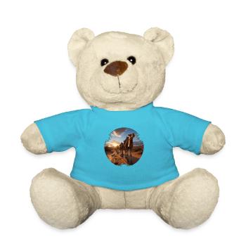 Langsam, Schritt für Schritt zieht die Karawane - Teddy - Atollblau - Vorne