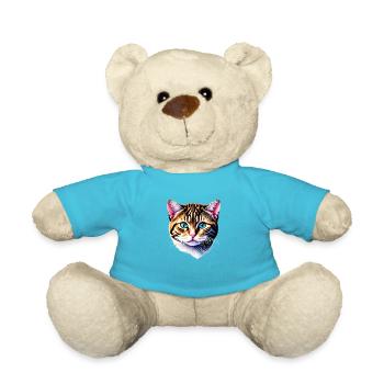 Chat, chat siamois, chaton, chat domestique, propriétaire de chat - Nounours - bleu outremer - Devant