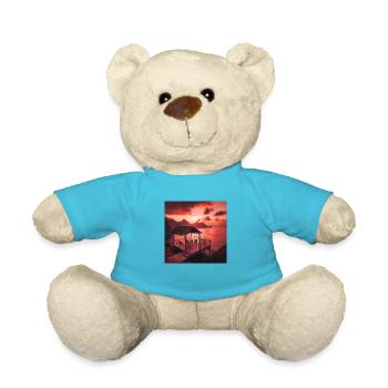 A café at the edge of the world - Teddy Bear - atoll blue - Front