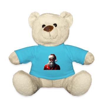hipster claus - Teddy - Atollblau - Vorne