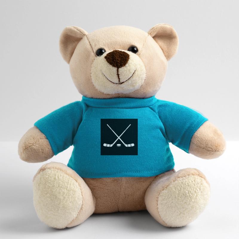 Hockeyschläger mit Puck Teddy