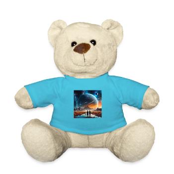 Außerirdisches Glühwürmchen 24974 - Teddy - Atollblau - Vorne