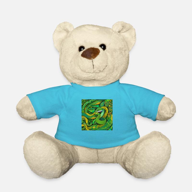 Serpent - Nounours - bleu outremer