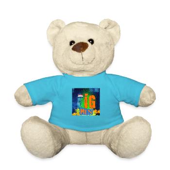 BIG MEN CHEMISTRY - Teddy Bear - atoll blue - Front