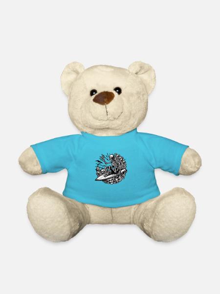 Surfer-Skelett - Teddy - Atollblau