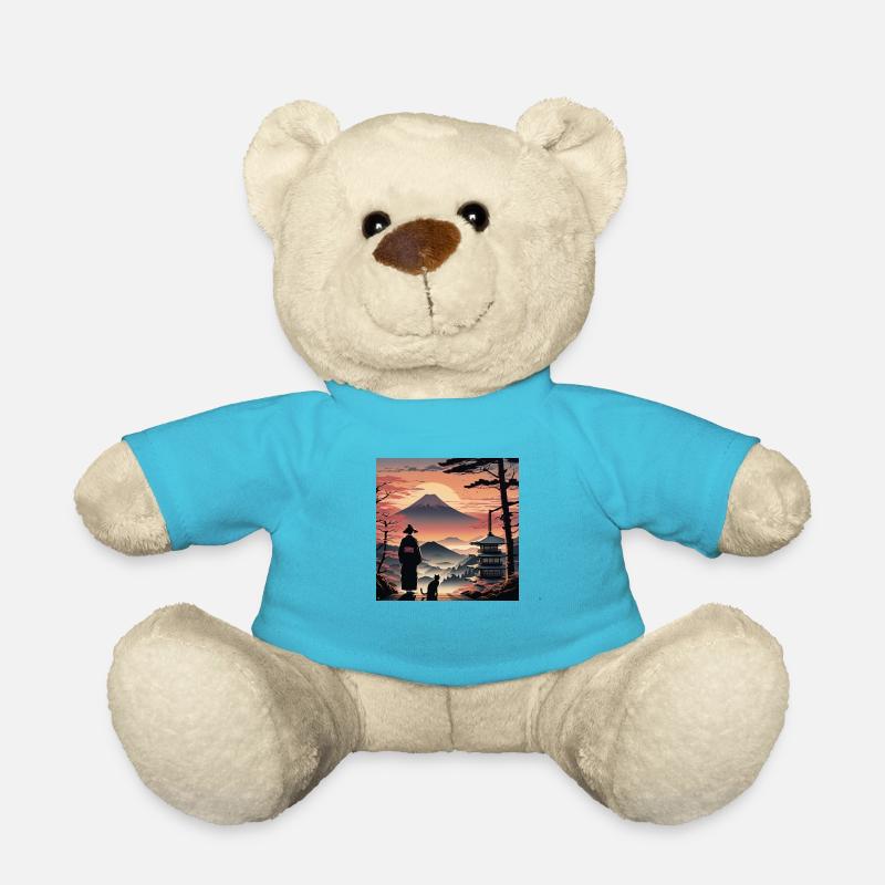 Japan Träume - Teddy - Atollblau