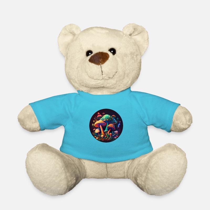 Pilze - Teddy - Atollblau