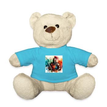 Medieval knight - Teddy Bear - atoll blue - Front