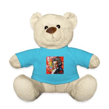 Beethoven No.4 - Teddy Bear - atoll blue - Front