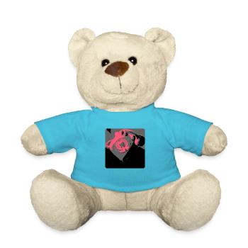 Phone Love - Teddy Bear - atoll blue - Front
