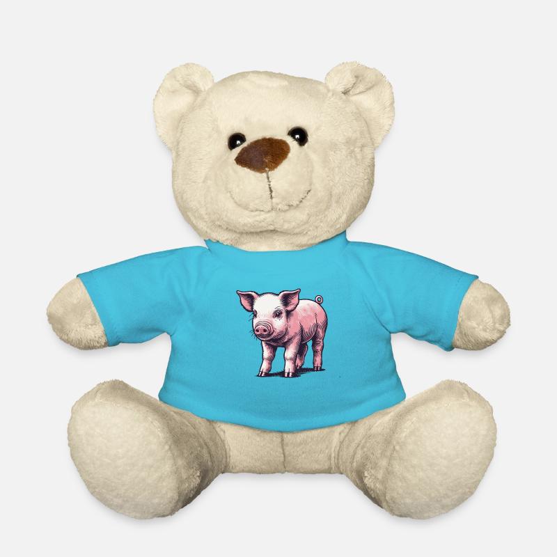 Ferkel - Teddy - Atollblau