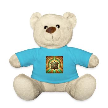 Turtle power animal - Teddy Bear - atoll blue - Front