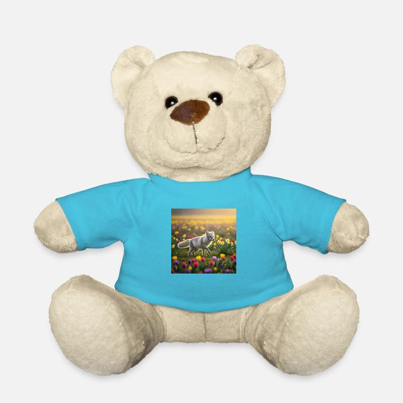 Renard polaire - Nounours - bleu outremer