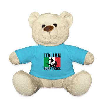 Italian Surf Tribe Surfshirt - Teddy - Atollblau - Vorne