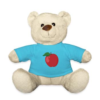 Apple - Teddy Bear - atoll blue - Front