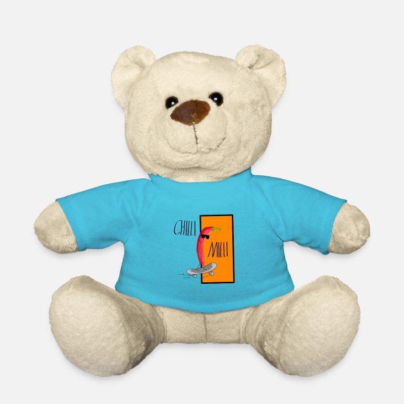 Chilli Milli 3D - Teddy Bear - atoll blue