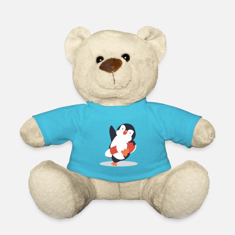 Penguin - Teddy Bear - atoll blue