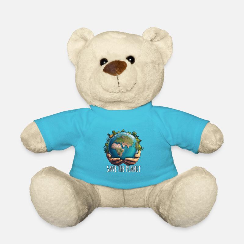 SAVE THE PLANET - Teddy - Atollblau