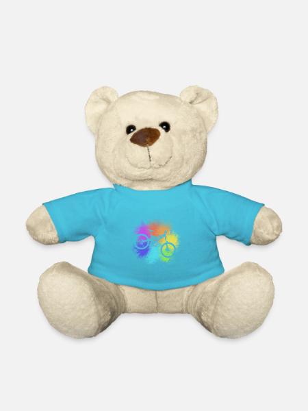 Vélo de montagne coloré - Nounours - bleu outremer