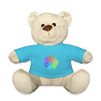 Racing bike colorful - Teddy Bear - atoll blue - Front