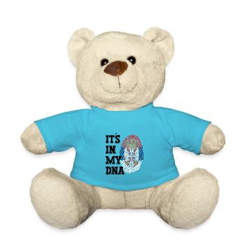 Serbia Serbian Flag Srbija Serbs Gift - Teddy Bear - atoll blue - Front