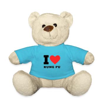 Ich liebe Kung Fu - Teddy - Atollblau - Vorne