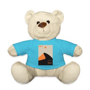 Friedrich Nietzsche Philosopher Author Famous - Teddy Bear - atoll blue - Front