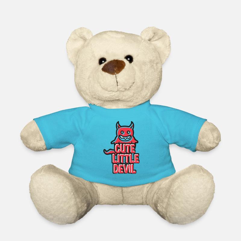 Cute Little Devil - Teddy - Atollblau