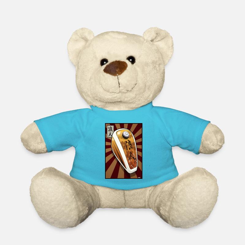 Motorrad-Chopper-Tank - Teddy - Atollblau