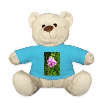 common foxglove lady's glove Red foxglove - Teddy Bear - atoll blue - Front