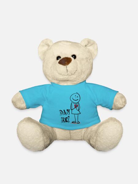 Danke - Teddy - Atollblau