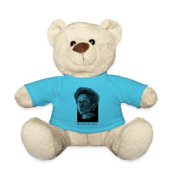 ROSA LUXEMBURG_COMMUNISM_FEMINISM_REVOLUTION - Teddy Bear - atoll blue - Front