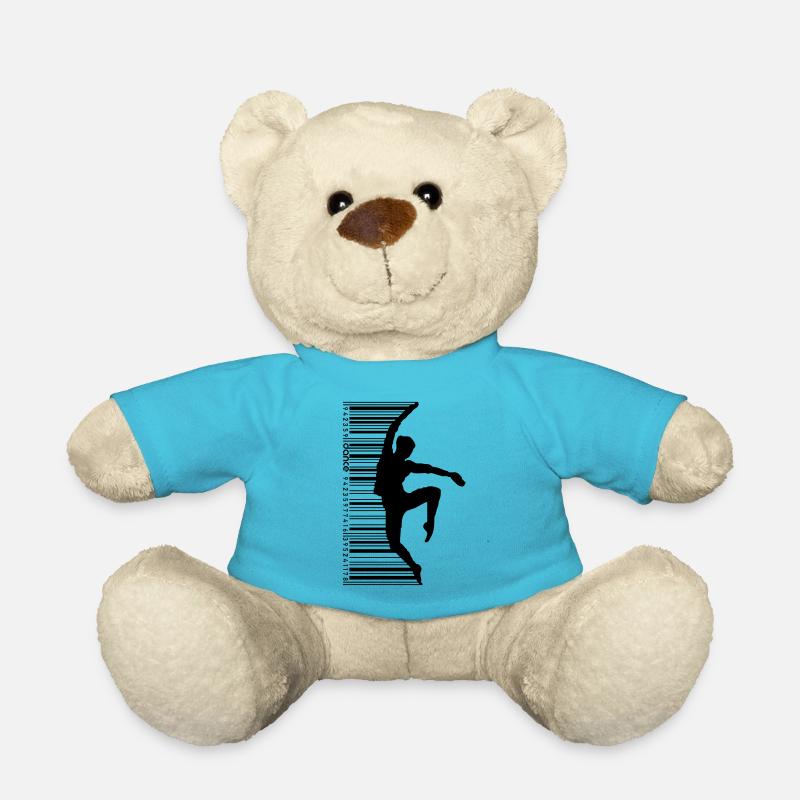 Danseuse au QR Code Style - Nounours - bleu outremer