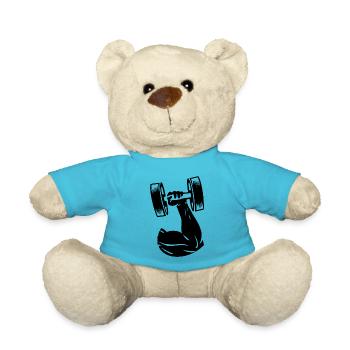 Gym Sport Kraftsport - Teddy - Atollblau - Vorne