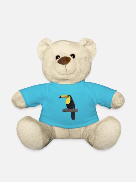 Tukan Urwald Regenwald - Teddy - Atollblau