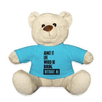 boring life without me - Teddy - Atollblau - Vorne
