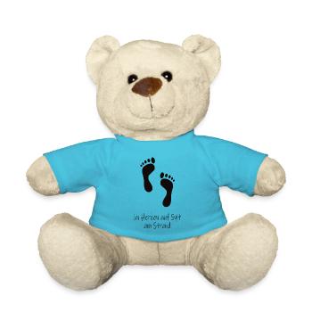 Im Herzen auf Sylt - Teddy - Atollblau - Vorne