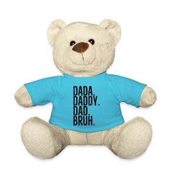 Dada Papa Papa Bruh - Teddy - Atollblau - Vorne