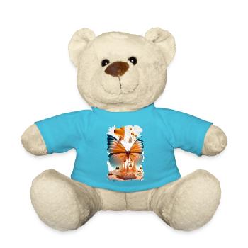 Schmelzender Schmetterling - Teddy - Atollblau - Vorne