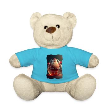 Weihnachtsmann-Gelee - Teddy - Atollblau - Vorne