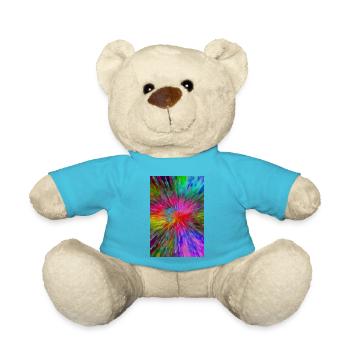 Très bel art avec toutes les couleurs - Nounours - bleu outremer - Devant