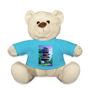Treehouse Purple - Teddy - Atollblau - Vorne