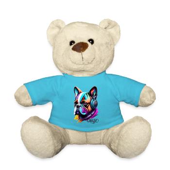 RAP-MUSIK, FRANZÖSISCHE BULLDOGGE - Teddy - Atollblau - Vorne