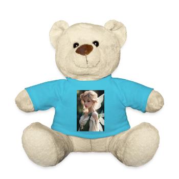 Smaragd-Verzauberung: Schönes Feenmädchen in - Teddy - Atollblau - Vorne